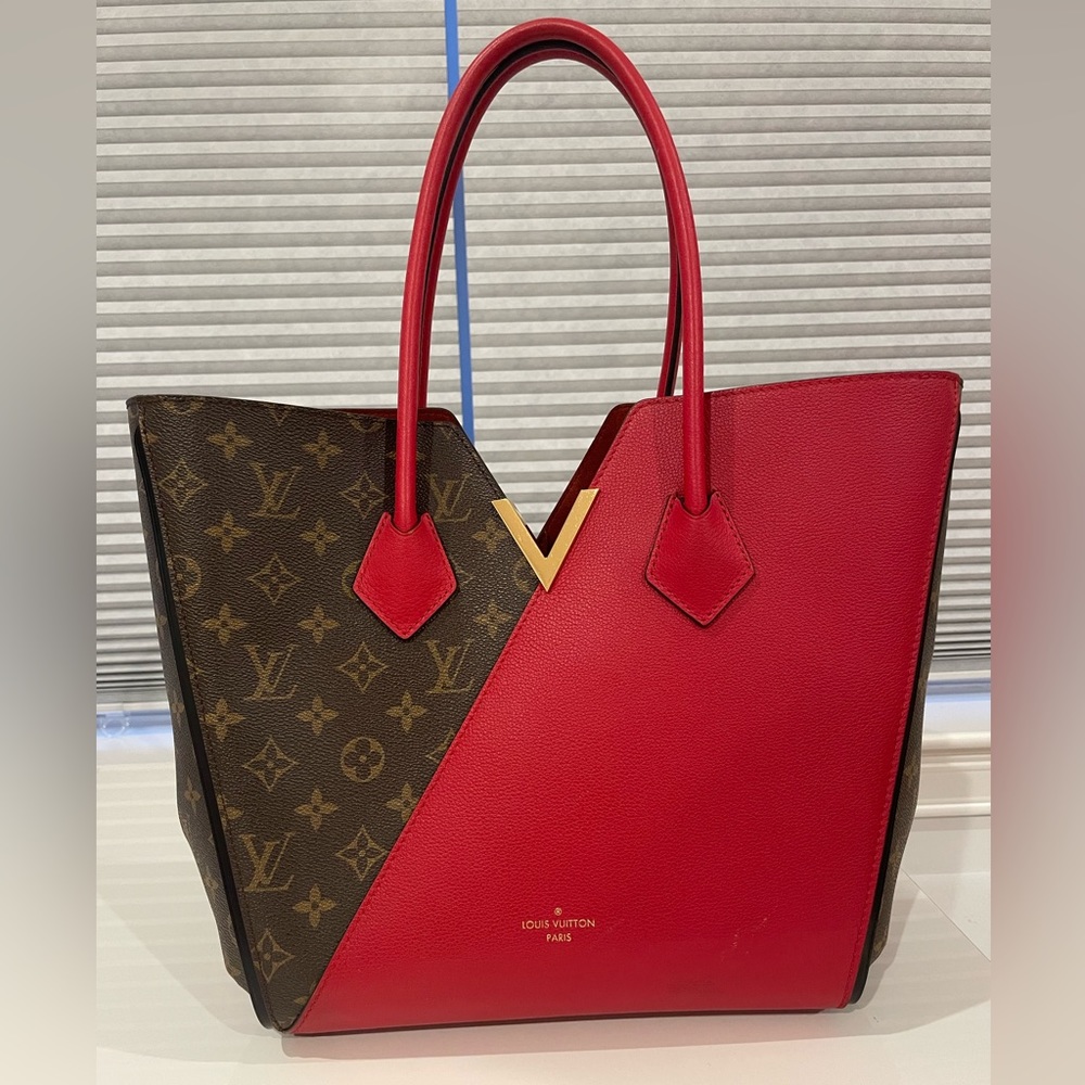 Louis Vuitton - Calfskin Monogram Kimono Tote Cherry